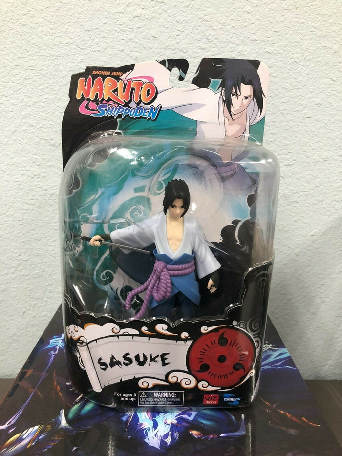 Toynami 2002 Shonen Jump Naruto Shippuden Series 3 SASUKE 6" Anime Figure