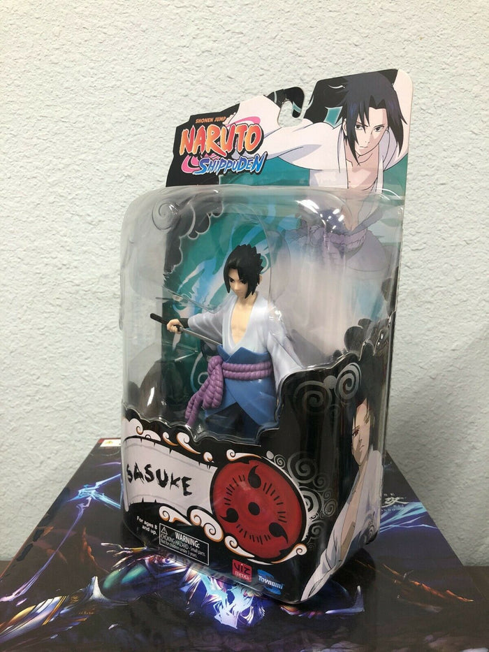 Toynami 2002 Shonen Jump Naruto Shippuden Series 3 SASUKE 6" Anime Figure