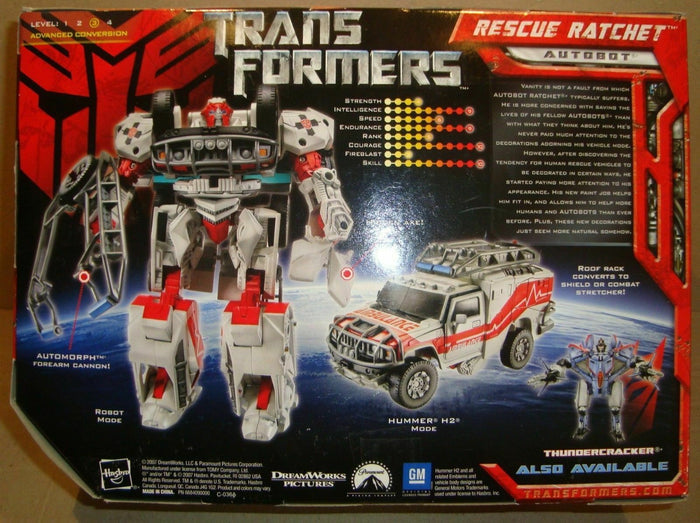 Transformers: Voyager Class Rescue Ratchet Figure NEW