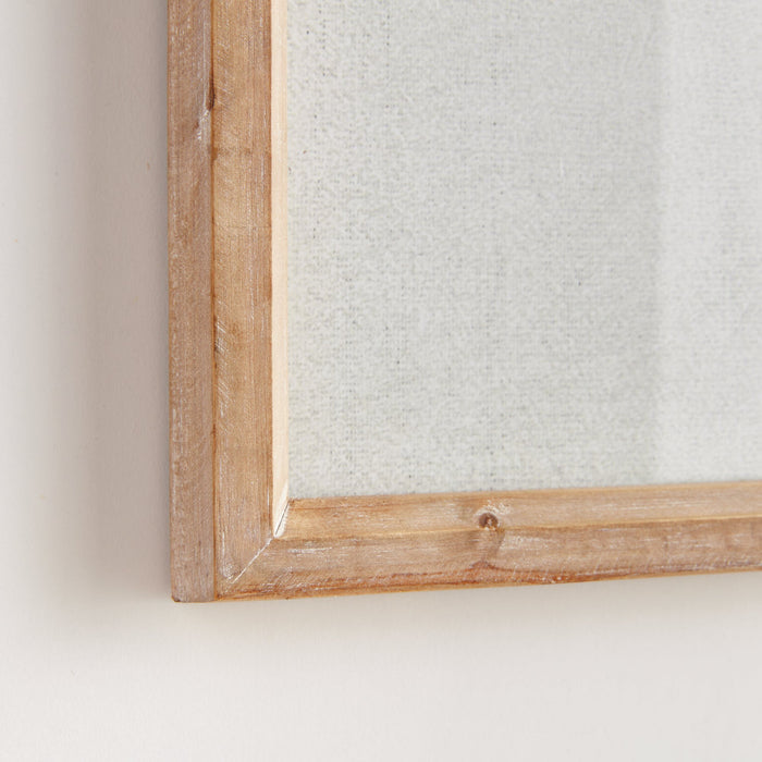 Translucent Blue Coral Framed Print - fir wood frame corner