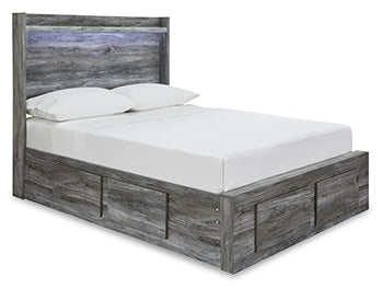 Twin/Full Platform Rails Baystorm Gray