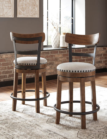 UPH Swivel Barstool (1/CN) Valebeck Brown