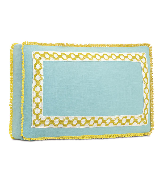 Villa Blanca Boxed Decorative Pillow - 12" x 22"