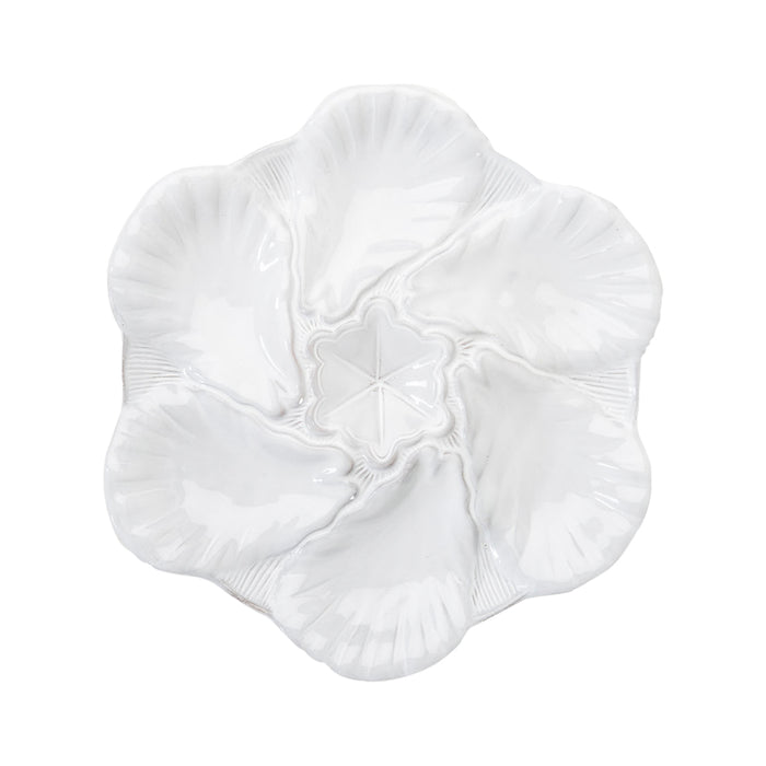 White Oyster Plate From Dear Keaton