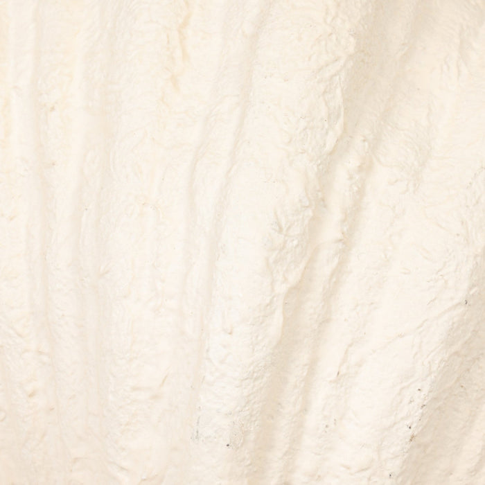 White Shell Cast Iron Bookends texture closeup