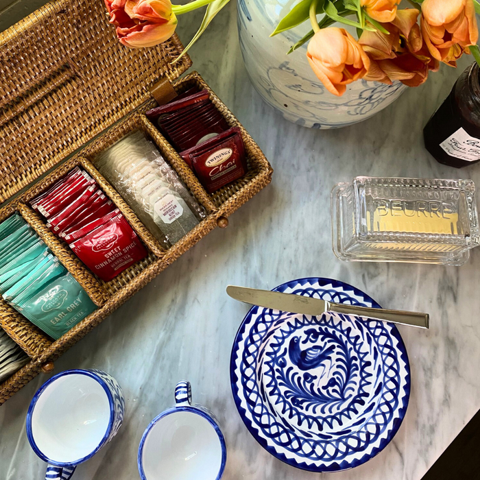 Wicker Tea Caddy - Tea Bag Storage - Dear Keaton