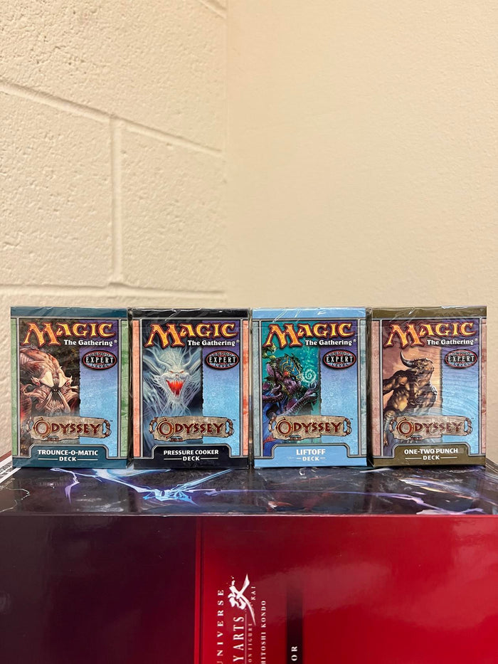 WOTC MtG ODYSSEY Set - Pressure Cooker, Liftoff, One-Two Punch, Trounce-O-Matic