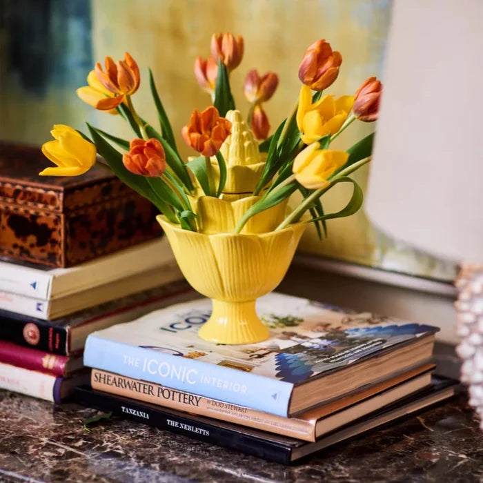 Yellow Artichoke Tulipiere Styled