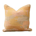 Yellow & Pink Abstract Pillow - 22"