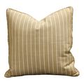 Yellow Striped Pillow - 22"